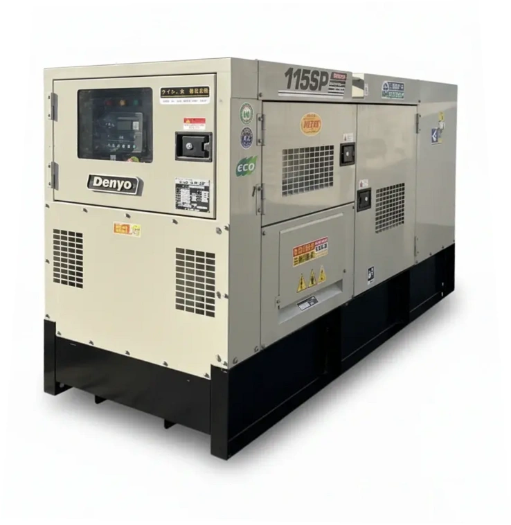 Denyo DCA-115SPI<br>115 kVA Super Silent  Diesel Generator Powered by Isuzu