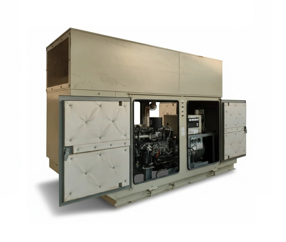 Meidensha ZX100P9BSS<br>100 kVA Super Silent  Diesel Generator Powered by Mitsubishi