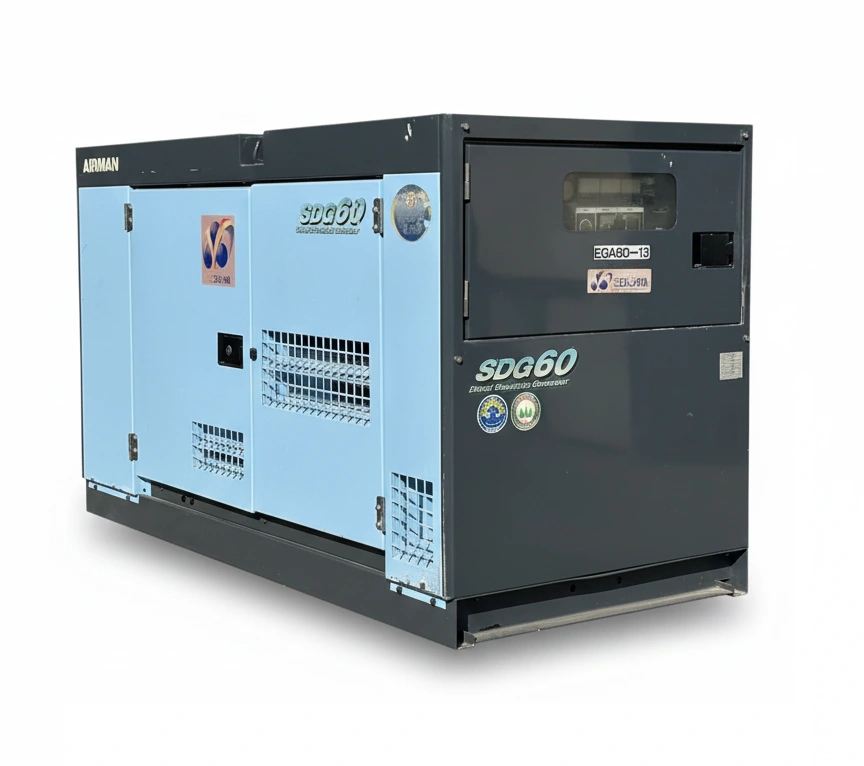 Airman SDG60S-3B1<br>60 kVA Super Silent  Diesel Generator Powered by Isuzu