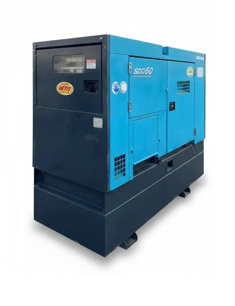 Airman SDG60S<br>60 kVA Super Silent  Diesel Generator Powered by Isuzu